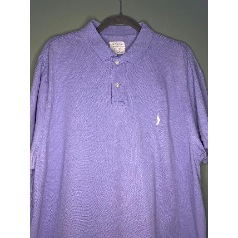 Vintage J.Crew Mens XX-Large 100% Cotton Made in India Polo Shirt Style 12048